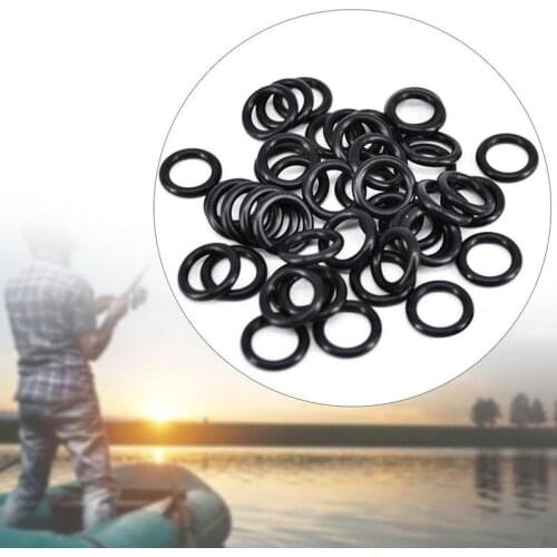 100pcs O Rings Made by Caoutchouc Nitrile for Bite Alarms Rod Pods Buzz Bars