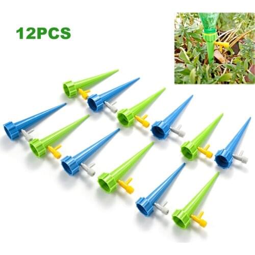12PCS Automatic Drip Irrigation System Self Water Spike for Plants Flower Greenhouse Garden Adjustable Auto Water Dripper Device