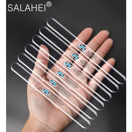 For Geely Atlas Coolray Mk Cross Boyue NL3 X6 EX7 Emgrand X7 SUV GS GT GC9 6Pcs Car Door Anti-Collision Bumper Decal Protector