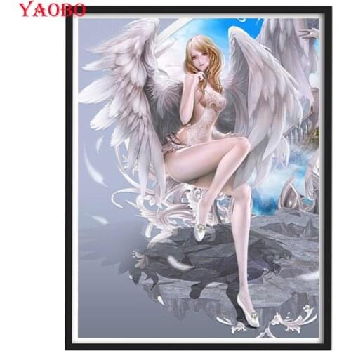 Angel Girl Cartoon Elf Diamond Painting Full Square Diy Diamond Embroidery Mosaic Sale 5D Home Decoration Wall Art