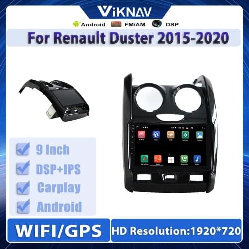 Android 10 Car Radio For Renault Duster 2015-2020 GPS Navigation Car DVD Multimedia Player Auto Stereo Audio Receiver Head Unit