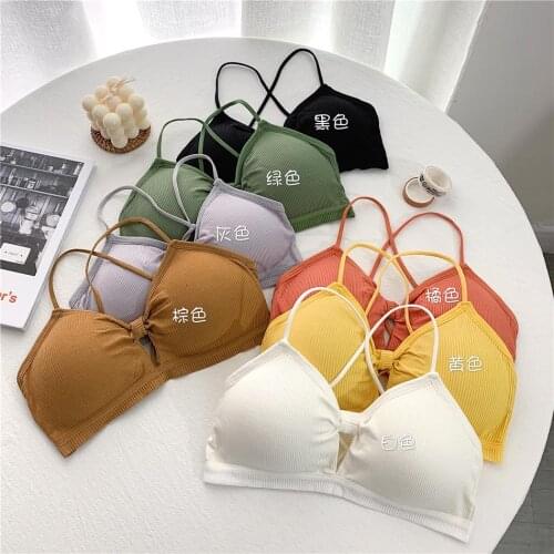 Sexy fashion edition without rims make new girl underwear bra ins beauty back together condole strapless female students women