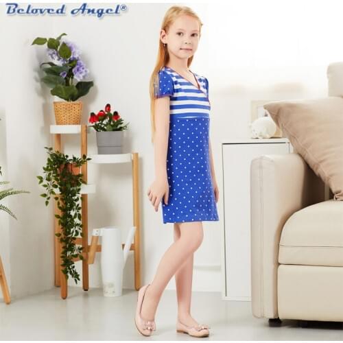 Beloved Angel Kids Dresses for Girls Clothes Summer Party Princess Dress Toddler Girl Dress Vestidos Children Clothing 3-8yrs