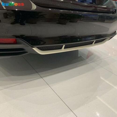 For Toyota Avalon 2019 2020 ABS Chrome Rear Trunk Bumper Cover Trim Tail Bottom Fender Strip Protector Car Styling Accessories