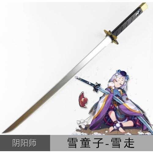 Hot game Onmyoji Snorunt Cosplay Sword Cosplay Weapon Wooden Sword for Halloween Christmas Party Masquerade Anime Shows