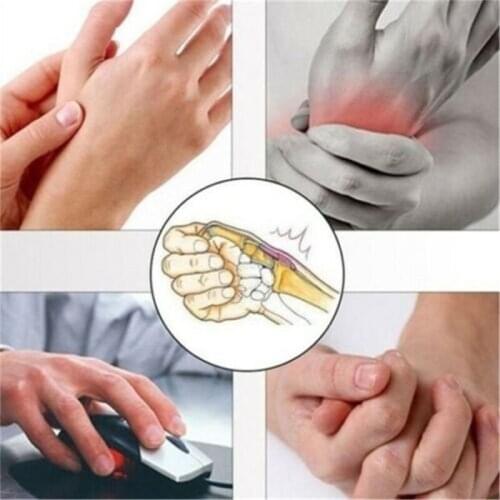 Magnetic Therapy Self-Heating Wrist Support Brace Heated Pain Relief Wristband U7EF