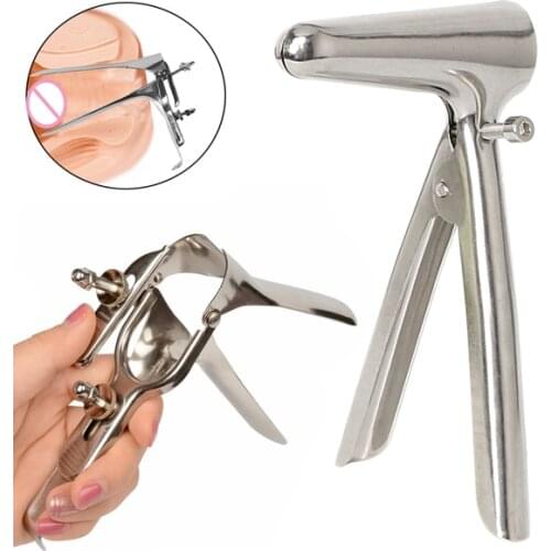 Stainless Steel Medical Device Genital Vaginal Speculum Anus Expansion Butt Plug Anal Trainer Unisex Anal Insertion Sex Products