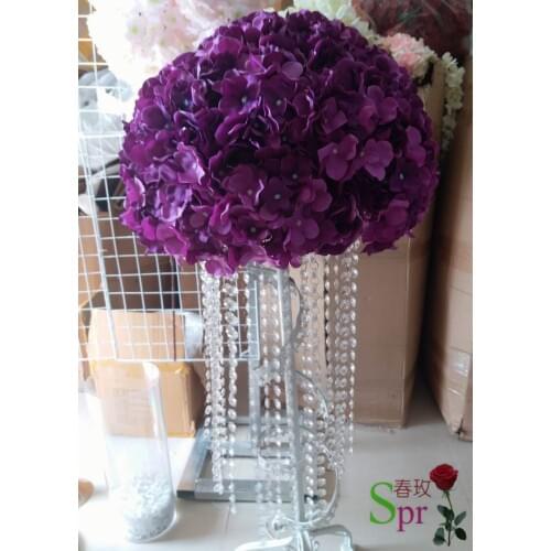 2017 new 40cm dia. wedding table centerpiece flower ball decorative flowers road lead artificial flore decoration