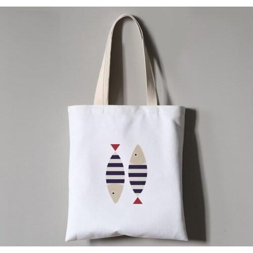 New Best-selling Daily Necessities Canvas Shopping Bag Hand Bag Shoulder Bag Bag Animal Cute Canvas Bag