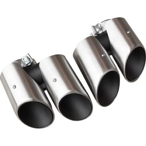 Suitable For Models 19 of Macan Tailpipe,Non Embroidered Steel Drawing Tailpipe
