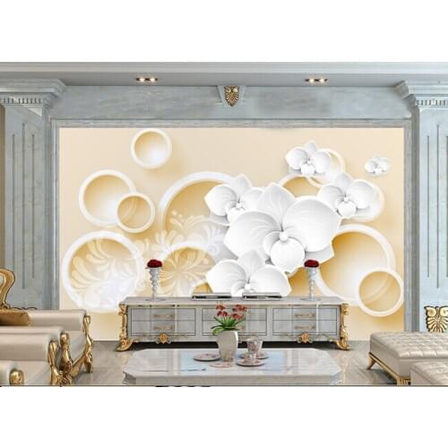 The custom 3D murals,3D fashion flowers,living room sofa TV wall bedroom wall paper