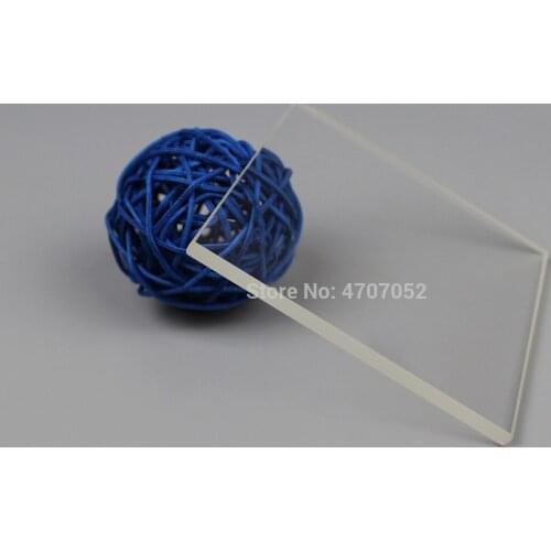 Customize Link Clear JGS1 40*20*1mm Quartz Glass Square Plate