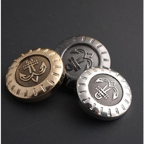 Silver/Gold/Gunblack Copper Metal Button Retro Jeans Coat Jacket Button Clothes Decorative Buckle Accessories 200 pcs/lot