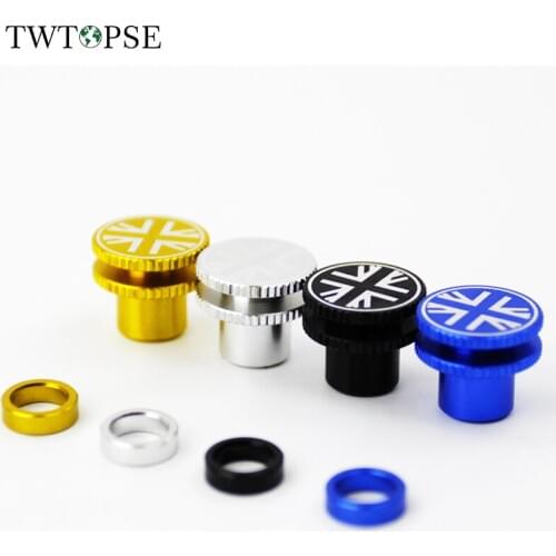 TWTOPSE British Flag Nut Bolt For Brompton Bike Bicycle Rear Shocks Suspension Bolt Screw Nut Or Seatpost Clamps Fastener 2g