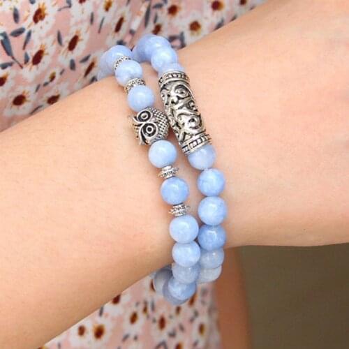 Couples Distance Bracelet Yoga Natural Stone Lava Beaded Bracelet For Women Men Friendship 2pcs/set Bangles Strand Jewelry Homme