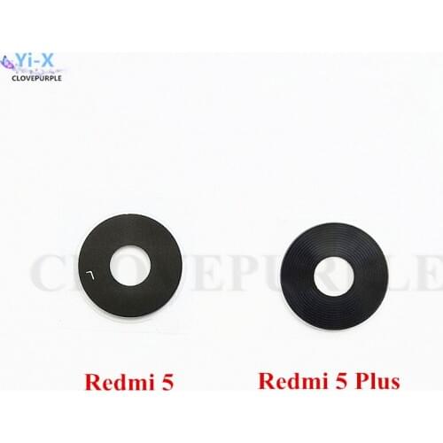 10PCS/Lot New Rear Back Camera Glass Lens Cover with Sticker for Xiaomi Redmi 5 5A Redmi 5 Plus Phone Housing Spare Parts