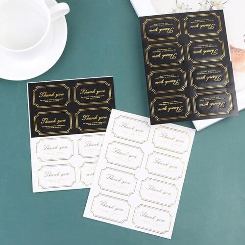40Pcs/lot "Thank You" Seal Sticker Packaging Sticker Label Baking Gift Sticker