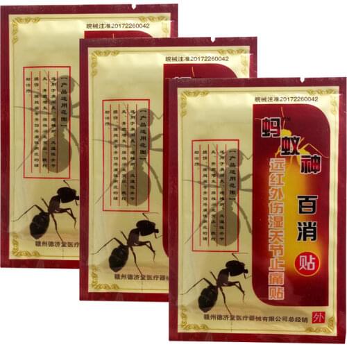 8Pcs Far infrared Chinese Medicated Patches Ant venom Analgesic plaster for Joint Pain Neck Back Body Muscle pain relief Balm