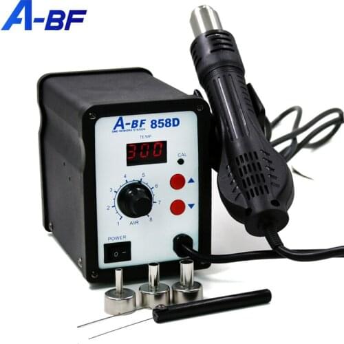 A-BF 858/858D Rework Station Digital Display Lead-free Hot Air Gun Blower Welding Table Maintenance Tool Cell Phone Repair