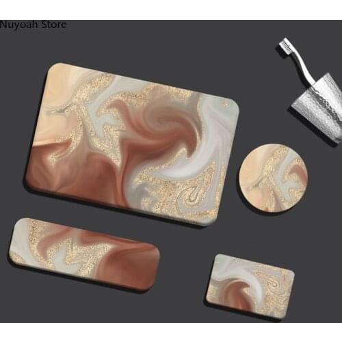 Bathroom Accessories Nordic Light Luxury Washbasin Absorbent Pad Quick-drying Toothbrush Soap Coaster Bathroom Decoration