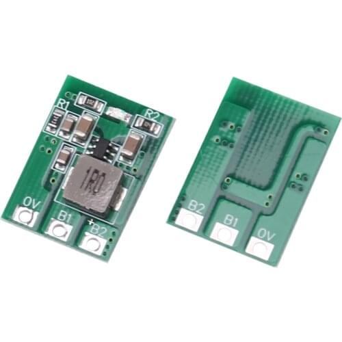 JABS 1300MA Equalizer Balancer 2S 18650 Lithium Lifepo4 Battery Protection Board Energy Transfer Board BMS PCB Board 2-Pack