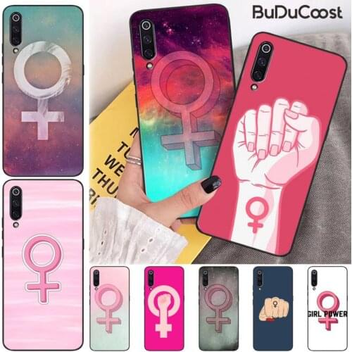 Girl Power Sign Symbol Fist Phone Case For Xiaomi Mi 9 9T CC9 CC9E 8 SE Pro A2 Lite 6X 5 A3 A1 Max Mix 2 3