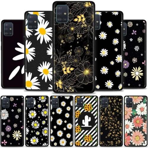 Phone Case For Samsung Galaxy A90 5G A80 A70 A60 A50 A40 A30 A20 Soft Cover Silicon Back Daisy Lover Flower NEW