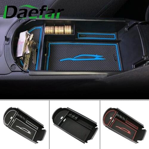 DaeFar 1 PC/set pp Car Central Armrest Storage Box Container Holder Tray For Toyota C-HR CHR 2016 2017 2018 Auto Accessories