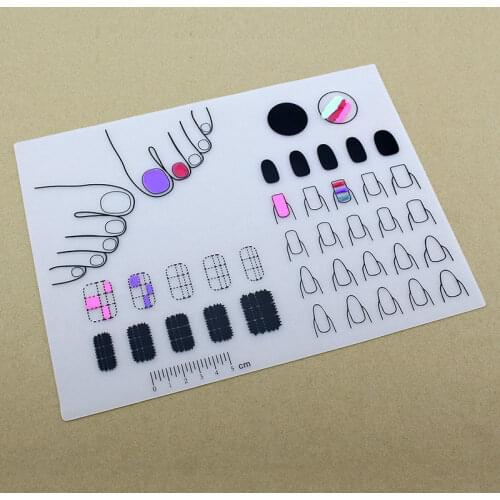 New Washable Hand Rest for Exercise Nail Painting Pad DIY Soft Foldable Nail Art Silicone Mat Pad for Repose Main Pour Onglerie