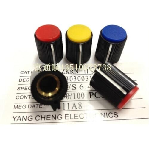[vk]T plastic Bakelite knob 115B aperture 13*15 6.4MM suitable instrumentation surfaces switch cap