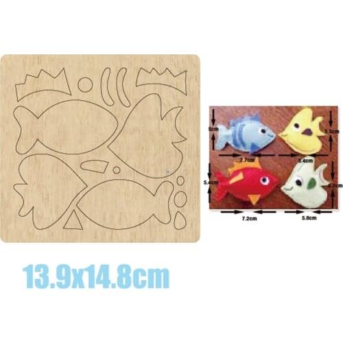 Variety Sea Fish Cut Wood Dies 2020 New For Leather Cloth Paper Craft Wooden Die Fit Common Die Cutting Machines on the Market