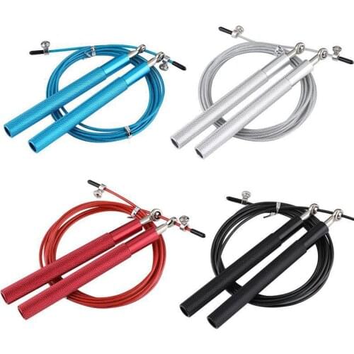 Jump Rope Jumping Training Lose Weight Skipping Rope With Bearing Metal Handle Home Gym Exercise and Crossfit Fitness Equipment
