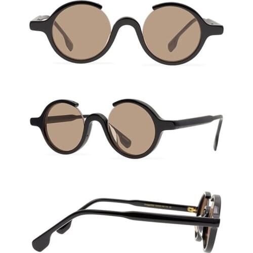 Belight Optical Japan Handmade Quality Cool Vintage Retro Women Men UV400 Protection with Case Oculos Punk Sunglasses 9562