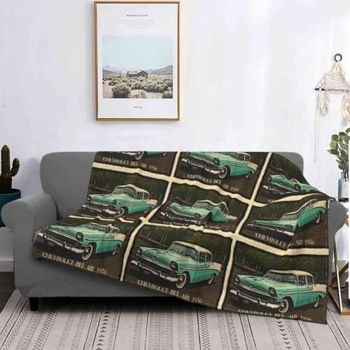 Chevrolet Bel Air 1956 Super Warm Soft Blankets Throw On Sofa/Bed/Travel Chevrolet Bel Air Buick Skylark Aston Chevrolet Sports