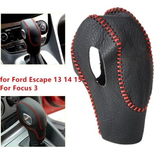 Parts Gear Shift Knob Cover Protector Car Decoration For Ford Escape 13 14 15 Focus 3 Left Hand Useful