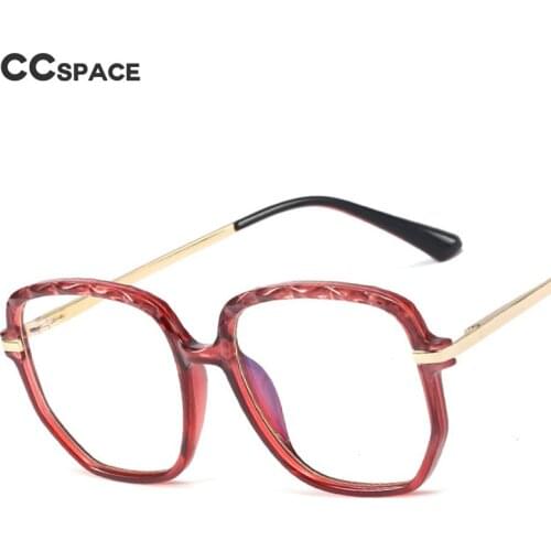 48259 TR90 Anti Blue Big Frame Glasses Frames Women Optical Fashion Computer Glasses