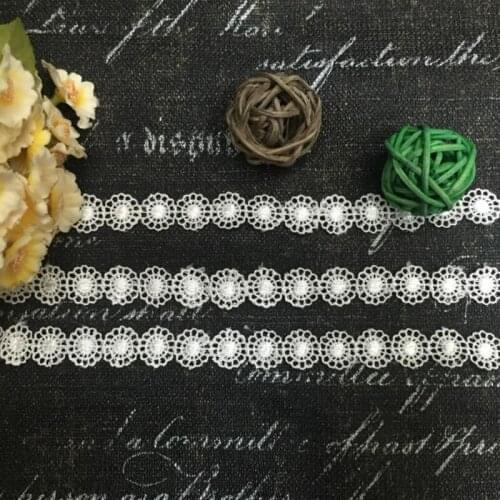 1yard polyester lace sewing ribbon guipure lace trim or fabric warp knitting DIY Garment Accessories