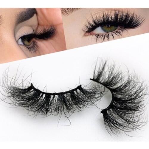 3D Mink Eyelashes 25mm Lashes Fluffy Mink Lashes Makeup Dramatic Long Wholesale Eyelash Extension Maquillaje 25mm