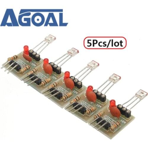 5Pcs/lot High Level Laser Receiver Non-modulator Tube Sensor Module For DIY Free Shipping