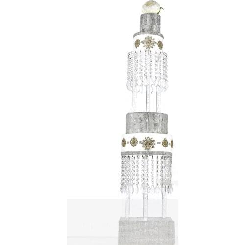 Cake stand acrylic two layer fruit plate dessert table wedding decoration