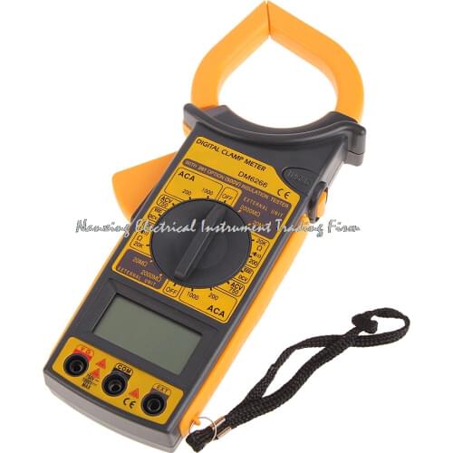 Fast arrival VICTOR DM6266 Clamp Multimeter Large LCD Display 1999 with Data Hold Digital LCD DMM AC DC Current Voltmeter Tester