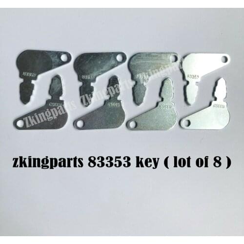 Heavy Equipment Key 83353 Fit John Deere Tractor ( Lot of 8 )