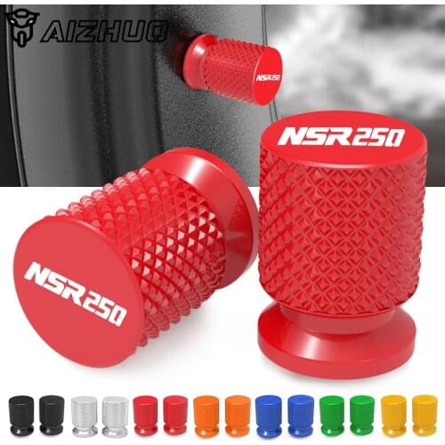 Motorcycle CNC CBR 250 Tyre Rim Air Port Cover FOR HONDA CBR250 Tire Valve Wheel Stem Cap Covers NSR250 NSR 250 1988-1994 1993