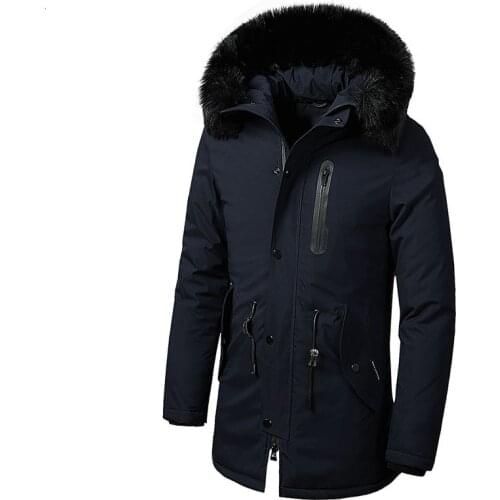 Europe 2XL Winter Jacket Coat For Men Thick 2019 Warm Parkas Men New Casual Jacket Warm Clothes Homme -30 Degree Top Coats