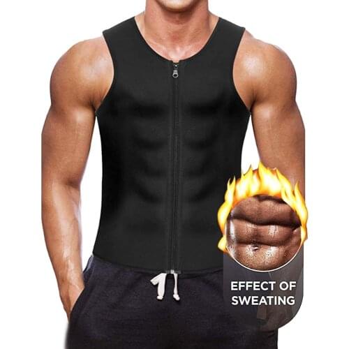 Slimming Belt Belly Men Slimming Vest Body Shaper Neoprene Abdomen Fat Burning Shaperwear Waist Trainer Sweat Corset Weight Loss