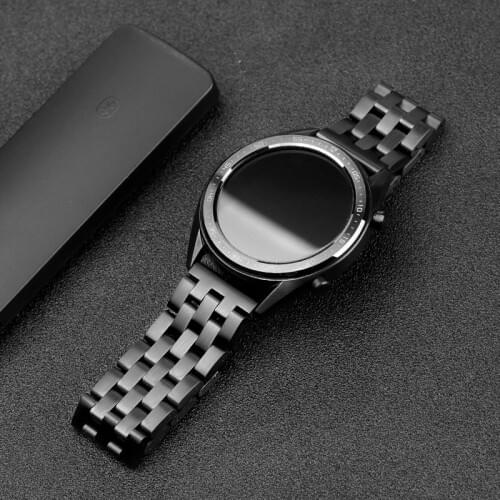 22mm Stainless Steel Watchband for huawei watch GT strap Butterfly buckle Quick release adjustable size Watch Band + Tool