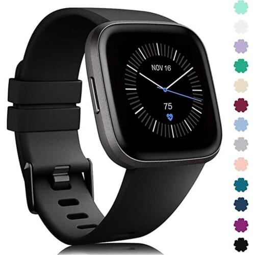 Replacement Band For Fitbit Versa 2 Soft Silicone Waterproof Wristband Accessories Watch Strap For Fitbit Versa 2 Band Correa