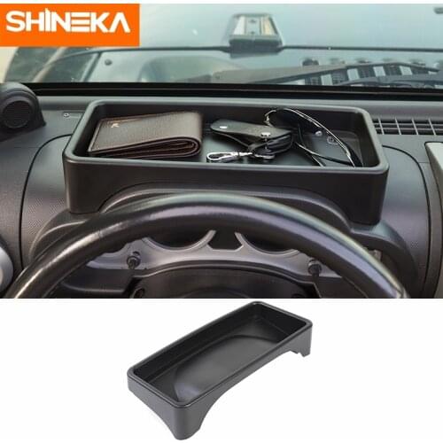 SHINEKA Car Interior Dashboard Storage Box Organizer Container Accessories For Jeep Wrangler JK JKU 2007 2008 2009 2010