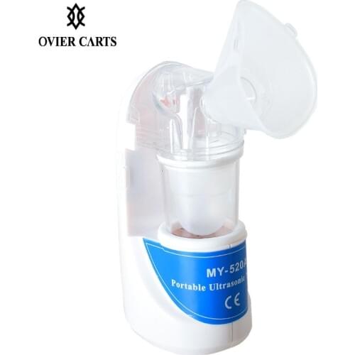 Ultrasonic Nebulizer Portable Atomizer Medical Asthma Inhaler Fine Particles Less Residue Steamer Kids Adults Home Health Care