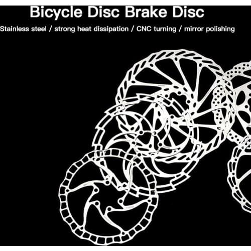 Bicycle Brake Pads 203mm/180mm/160mm 6 Inches Stainless Steel Rotor Disc Brake For MTB Mountain Road Cruiser Bike Bicycle Parts